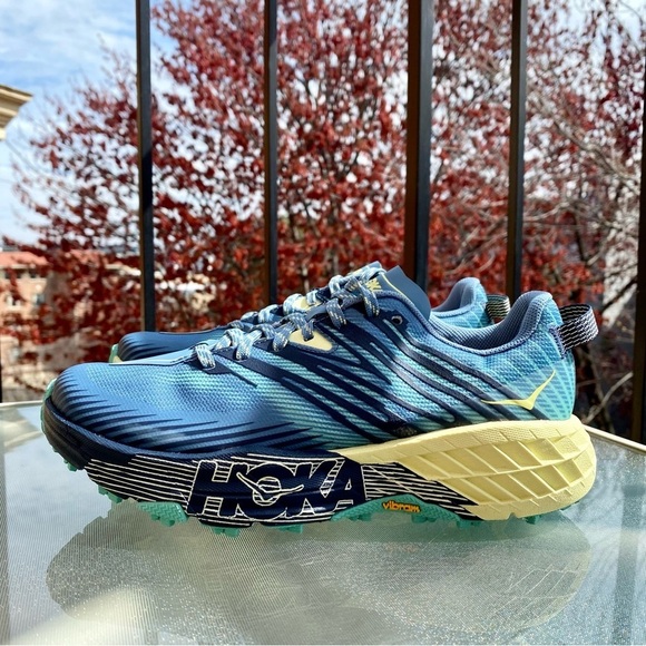New Free People HOKA Women's Speedgoat 4 Trail Running Sneaker Shoes Womens 6.5 - Picture 10 of 17